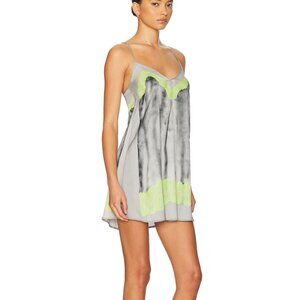 Diesel V-Neck Mini Dress in Grey Women's size 2 Tag size 38